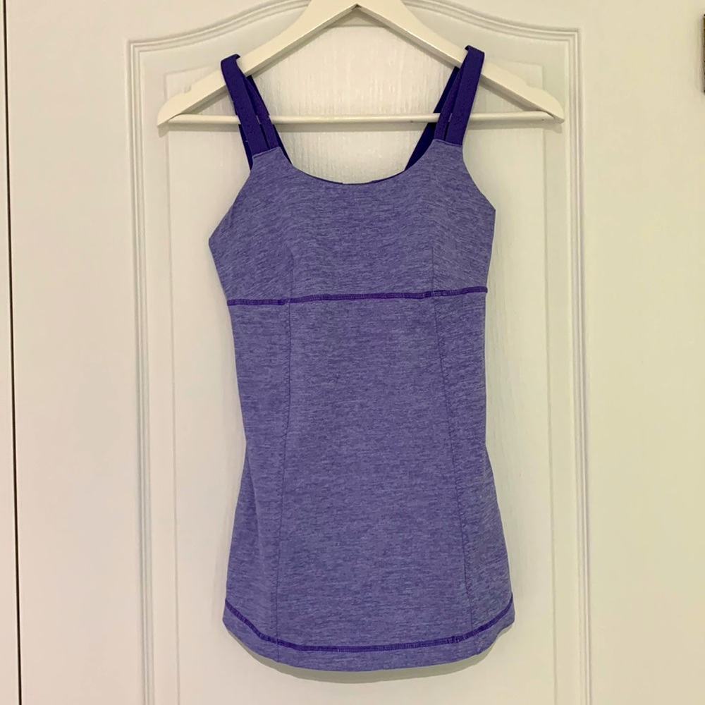 lululemon Berry Purple Strappy Tank Top